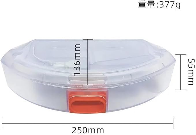 Water Tank+Dust Garbage Filter Box Compatible for XiaomiS20 / D106 Robot Vacuum Cleaner Part