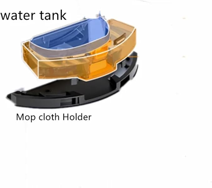 2 in 1 Water Tank with Dust Box Charging DockCompatible for TWINBOT 001 Robot Vacuum Cleaner Accessories Parts with Hepa Filter