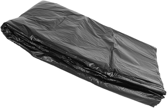 50pcs Extra Large Heavy Duty Trash Bags 80x100cm Black Commercial Garbage Bags for 100l Bin Outdoor Gardening and Property Maintenance Use