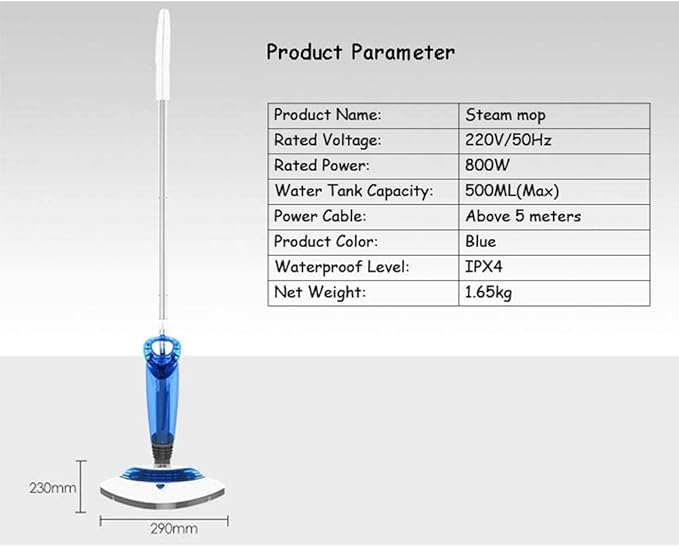 Electric Mop - 3 in 1 Spinner Waxer Quiet Powerful Cleaner Spin &amp Buffer Polisher for Hard Wood Tile Vinyl Marble Laminate Floor