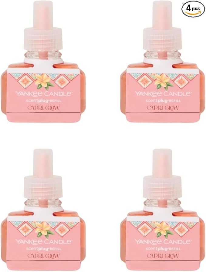 Yankee Candle Scent Plug Refill Hello Italy Collection Azure Sky (Pack of 4)