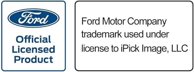 iPick Image for Ford Mustang GT Red Aluminum Car Vent Air Freshener Clip with adjustable window and 10 Refill Sticks - Official Licensed