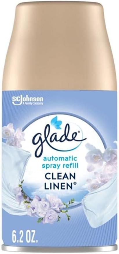 Glade Automatic Spray Variety Pack 6.2 oz Sky &amp Sea Salt Clean Linen and Joyful Citrus &amp Daisies