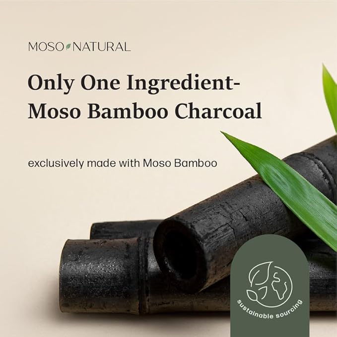 Moso Natural Air Purifying Bag 600g Premium Bamboo Charcoal Odor Absorber Room Deodorizer for Large Spaces Bedroom Kitchen Basement Pet Odor Eliminator for Home 21oz Charcoal Bags (2 Pack)