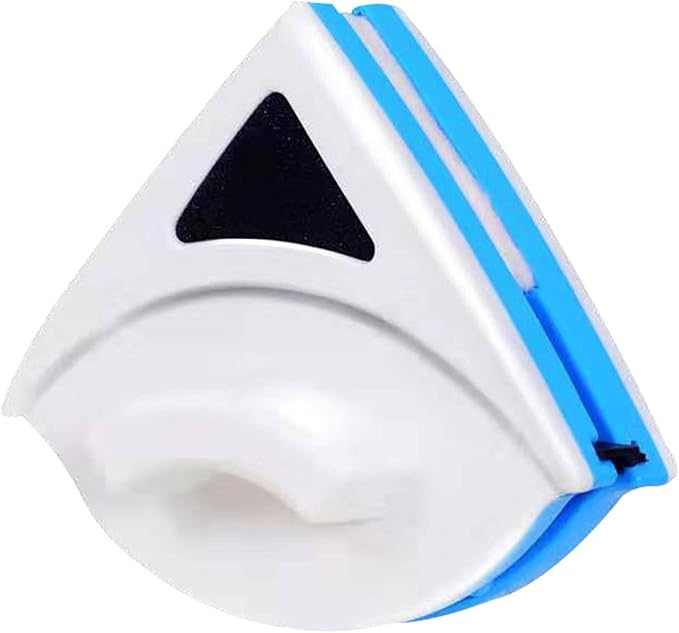 Magnetic Window Cleaner Blue Shape Glass Wiper Washing Brush Tool P3 8mm for Home Office