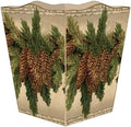 Marye-Kelley WB2609 - Vintage Pinecone Wastepaper Basket