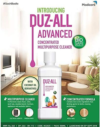 MODICARE DUZ -ALL ADVANCED CONCENTRATED MULTI PURPOSE cleanser