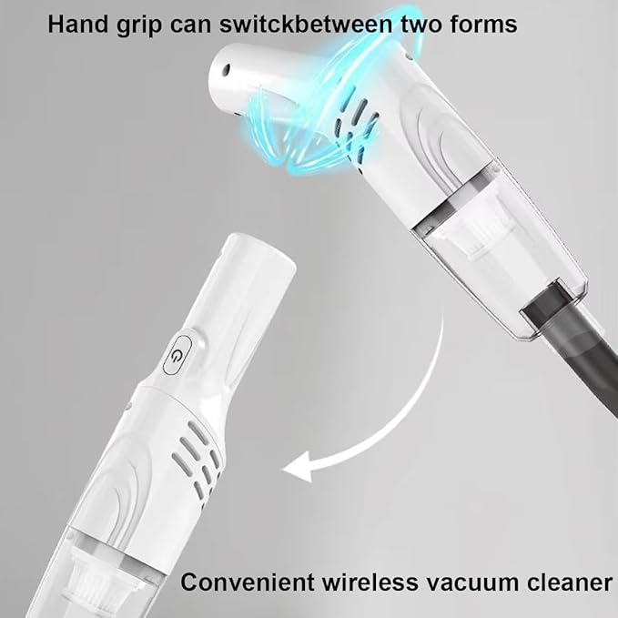 2026 New Stick Vacuum Cordless Rechargeable Carpet Shampooer Machine Deep Cleaner Cordless Vacuum Cleaners for Home Powerful Smart 2-in-1 Vacuuming &amp Mopping for Car Office &amp Home Cleaning