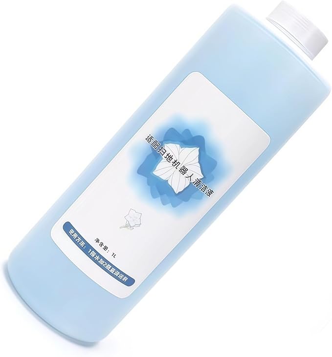 1L Large Capacity Vacuum Cleaner Floor Cleaning Solution Compatible With ECOVACS Deebot N9＋T10 OMNI/T10 TURBO/X1 OMNI/X1 TURBO Quick Floor Cleaning Solution(1L 1pcs)