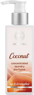 Concentrated Laundry Perfume Coconut 200ml - Liquid Perfume Laundry - Linen Freshener - Laundry Scent Booster - Washing Fragrance - Exotic and Long Lasting Scent - Cotton Perfume