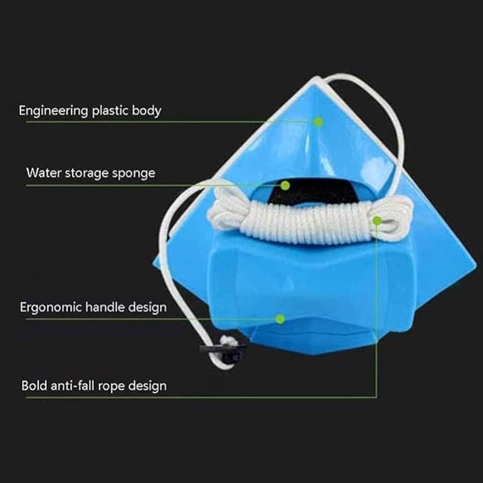 Outside Magnetic Window Cleaner Window Cleaner Double-Sided Window Cleaning Brush Tools Fit for High-Rise Glass Windows15-24Mm Double-Layer Glass