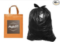 Heavy Duty 42-Gallons Contractor Clean-up Trashbags 3-Mil Thickness (40 Count) Plus Free MagikoSFI Shopping Tote Bag