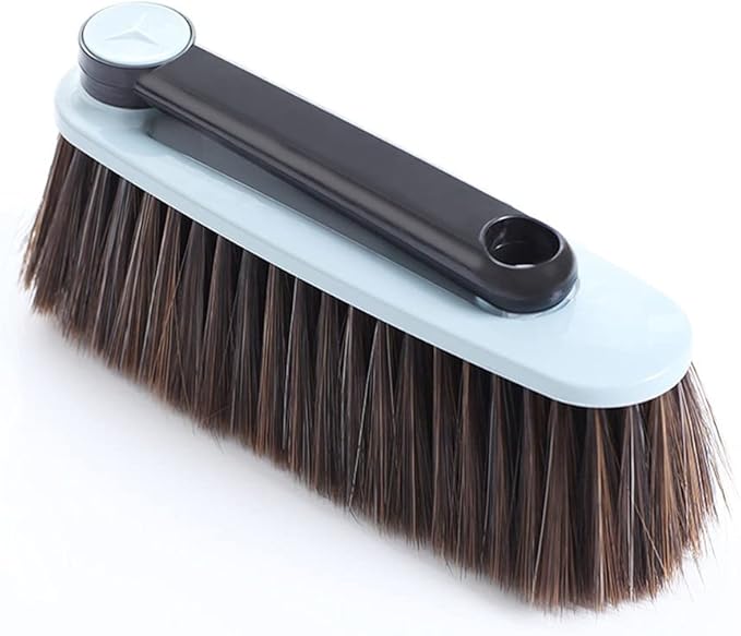 Dust Brushes Rotatable Dust Collector Microfiber Cleaning Brush Dust Brush Reusable Cleaning Tools Dust Brush Counter Brush Bed Brush Hand Broom Cleaning Brush(Blue)