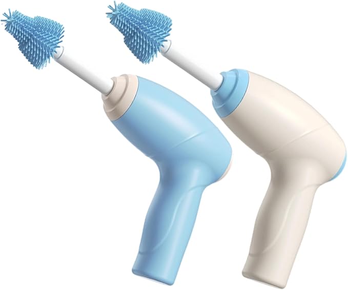 Quick Brush for Milk Bottles Water Cups Touch Control Silicone Bristles Easy Use Multifunctional Cup Sterilizer