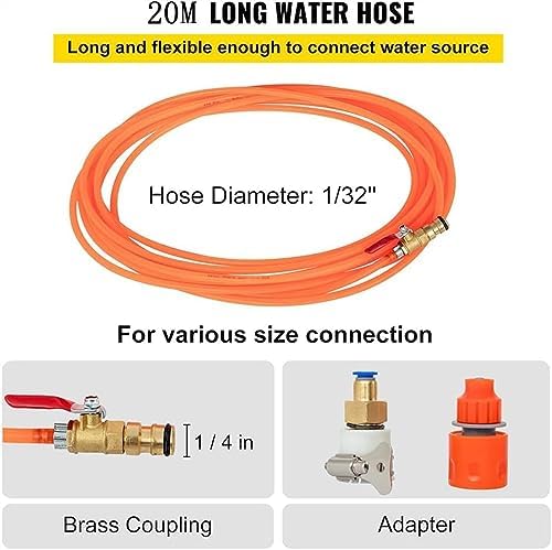 Glass Cleaning Brush Home Water Fed Telescopic Pole Kit Solar Panel Brush Rotating for Photovoltaic PanelProfessional Window Cleaning Pole Kit 10.8m Water Fed Telescopic Brush for Efficient