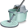 Hands Free Washing Rotating Flat Mop Lazy Round Single Bucket Home Household