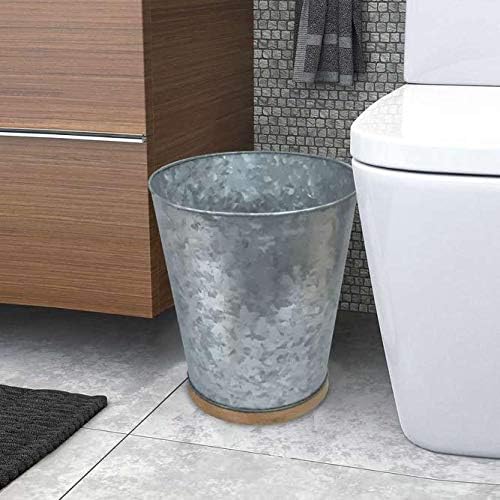 nu Steel Confetti Collection Wastebasket Perfect for Home &amp Bathroom Accessories