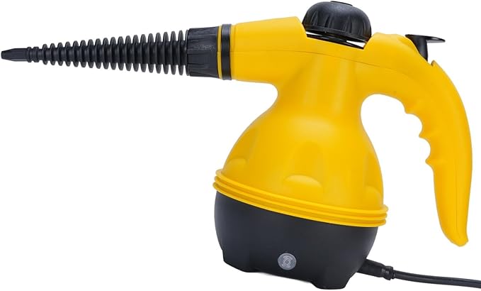 Handheld Steam Cleaner 1000W IPX4 Protecting Multipurpose Steam Cleaner for Home (US Plug 110V)