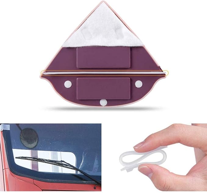 Glass Wiper Double-layer Strong Magnetic Double-sided Window Cleaner Artifact Household Tools Brush