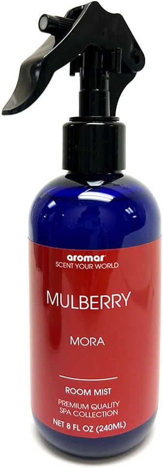 2 Pc Mulberry Scented Air Freshener Spray Odor Eliminator Room Mist Aroma 8oz Odor Control Neutralizing Deodorizing Refresh Pillow Blanket Sheet Clothing Carpet Couch Aromatherapy Deodorizer Odor
