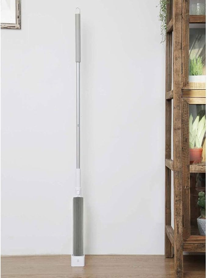 180° Foldable Mop Can Be Stored in A Standing Position -Click Change of Rubber Cotton Household Hand-Washing  Wet and Dryy