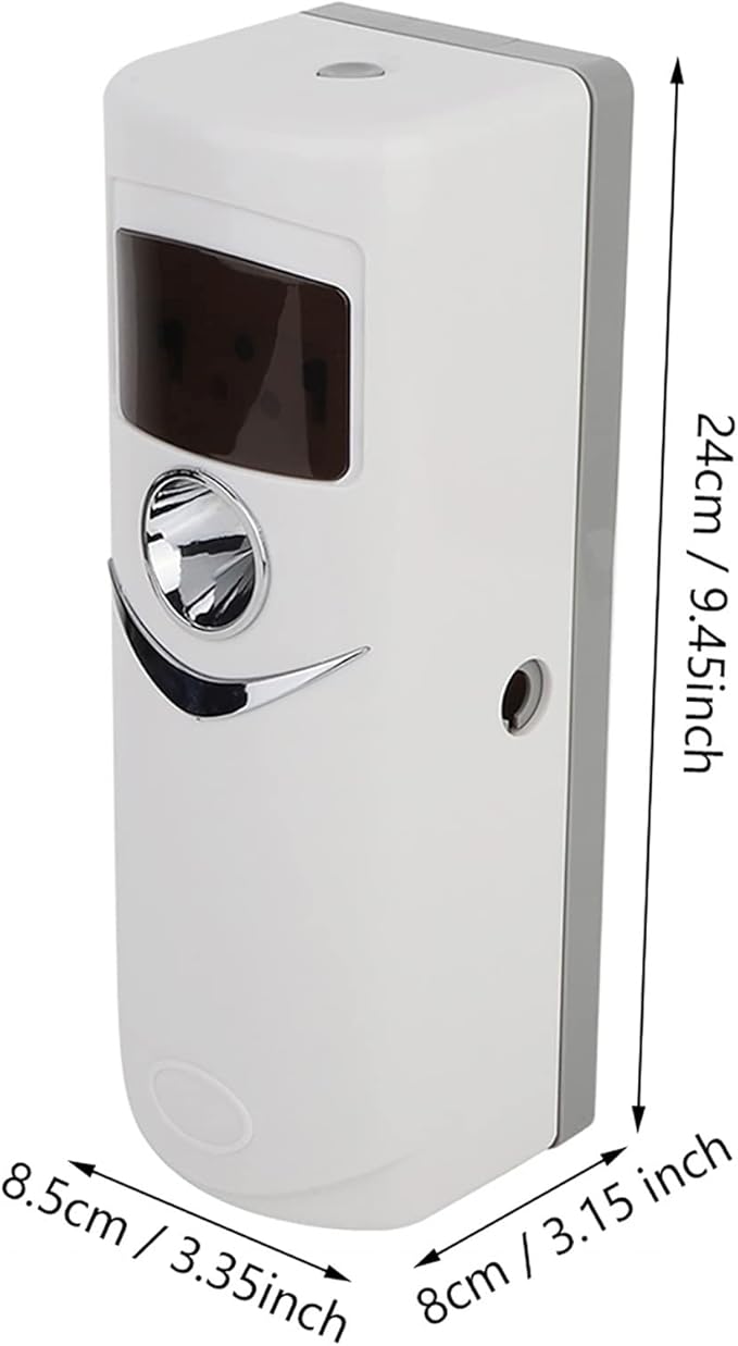 Automatic Air Freshener Spray 3 Modes LCD Screen Air Freshener Dispenser Fragrance Dispenser for Bathroom Hotel Office Public Area