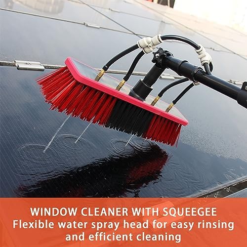 36ft Solar Panel Window Cleaner Kit - Extendable Water Fed Brush &amp Pole for Outdoor Cleaning Ideal for Conservatory Roofs &amp Glass Solar Panels (12FT Size)