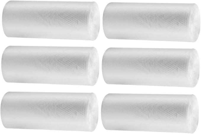 Thickened Plastic Trash Bags 6 Rolls 45x50cm 30 Bags Each for Bathroom Bedroom Kitchen Home Use