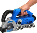 Electric Tile Grout CleanerPortable Self Vacuuming Machine 9000 RPMwith Tool SetDust Blowing Designfor Dust Tile Joint and Hard Cement Removal