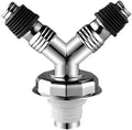 3 Way Drain Pipe For Washing Machine One-way Return Proof Drainage Strainer Stopper Insect Odor Proof Sink Sewer Joint Plug(Style C 1PC)