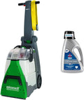 Bissell BigGreen Commercial BG10 Deep Cleaning 2 Motor Extractor Machine &amp Bissell 78H63 Deep Clean Pro 4X Deep Cleaning Concentrated Carpet Shampoo 48 ounces - Silver