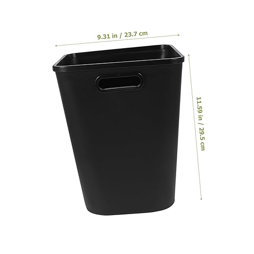 Homoyoyo Spacious Kitchen Trash Can Large Garbage Can Plastic Bathroom Bedroom Office Waste Basket