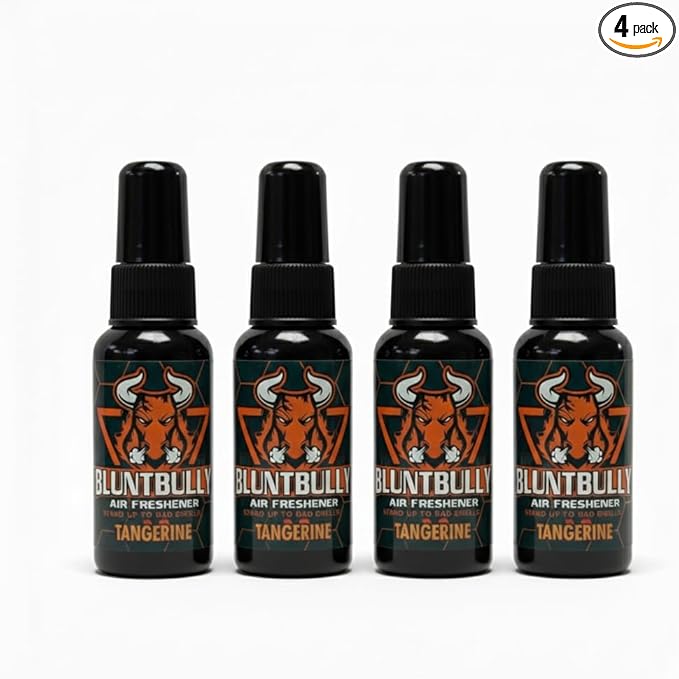 Blunt Bully Air Freshener (Tangerine Dream) (4 Pack) Premium Oil Based Air Freshener Spray. Long-Lasting Room Bathroom Office &amp Car Scent | Eliminates Odors from Smoke Pets &amp More