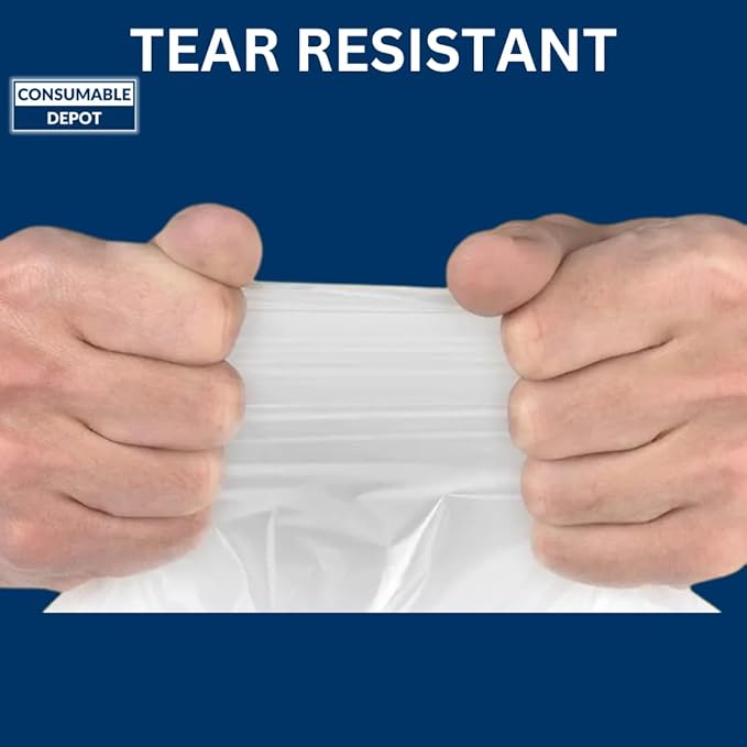 4 Gal Trash Bags | 2000 Count | 17 X 18 Small Clear Garbage Bags for Home Use