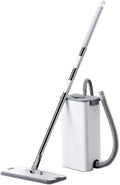 Flat Floor Mop Dry Easy-to-self-contained Dust  Clean  and Reusable Microfibre Pad Very