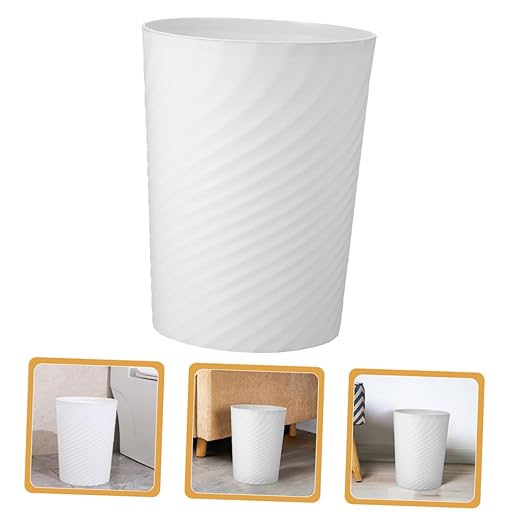 Garbage Can Plastic Wastebasket for Bathroom Kitchen Office Litter Box