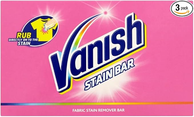 Vanish Stain Remover Bar - 75g x 3 by Vanish