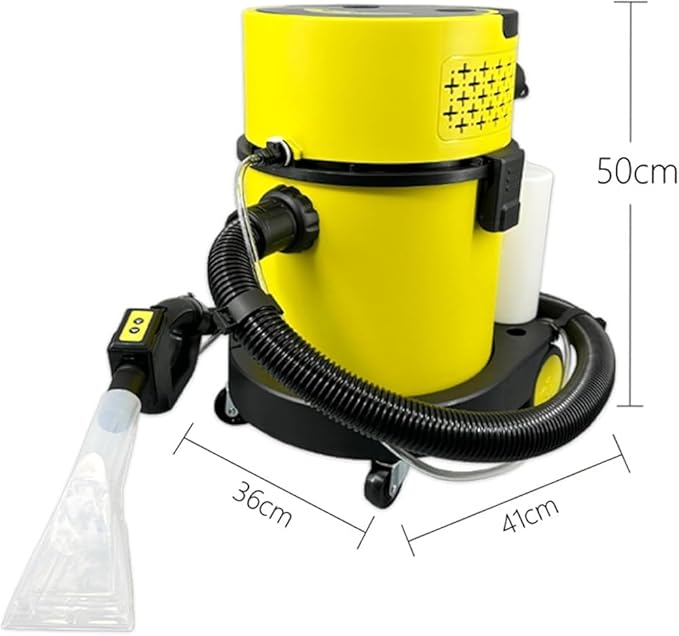 1600w Wet Dry Vacuum 2-in-1 Upholstery Cleaner Carpet Cleaner and Wet Dry Vacuum 25l Stainless Steel Container