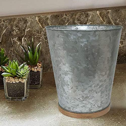 nu Steel Confetti Collection Wastebasket Perfect for Home &amp Bathroom Accessories