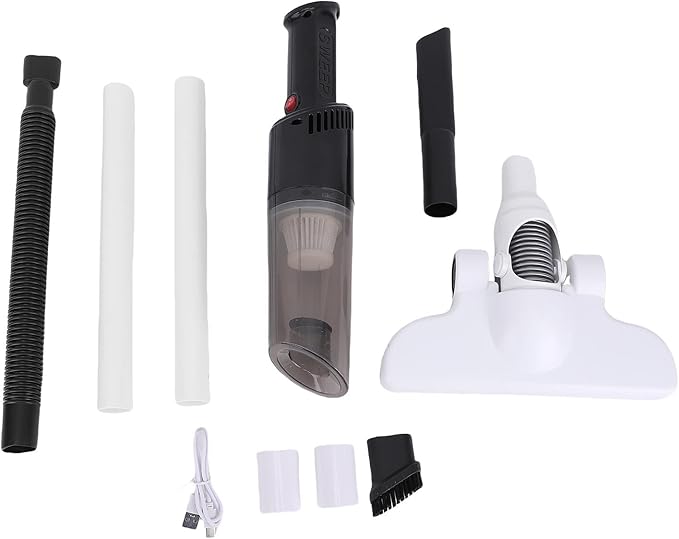 Stick Vacuum Cleaner 120W Powerful Suction Cordless Handheld Vacuum with 180 Floor Brush for Floor Carpet Furniture