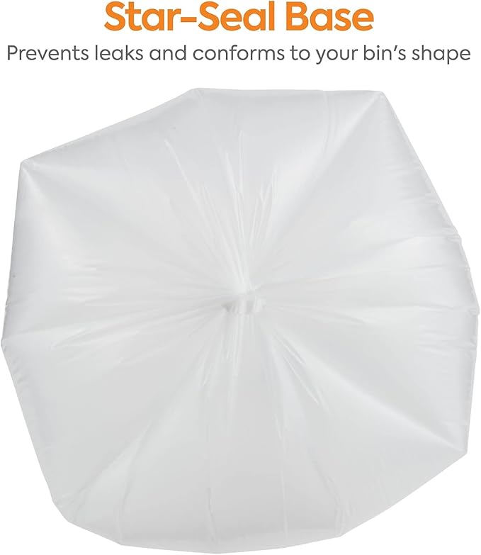 STAPLES BRIGHTON Clear Professional Linear Low-Density Trash Bags 12-16 Gallon 250 Bags/Box