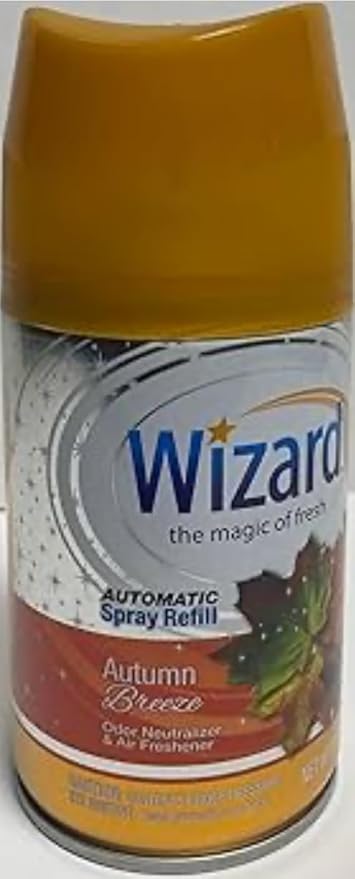 Wizard Automatic Spray 5Oz Refill (Package May Vary) Pack of 6 (autumn breeze 6)