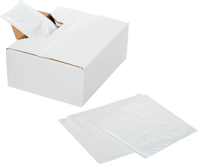Global Industrial 55-60 Gallon Super Duty Clear Trash Bags 2.5 Mil 75 Bags/Case