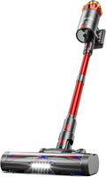 Cordless Vacuum Cleaner Upgraded 650W 55KPA 70Mins Runtime Self-Standing Vacuum Cleaners for Home LED Light Touch Screen Cordless Vacuum Light Weightfor Pet Hair/Floor/Carpets