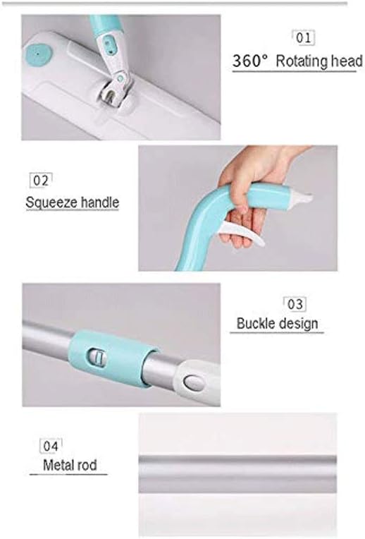 Spray Microfibre Flat Spray Mop with Extra Microfibre Refill Pad Commemoration Day