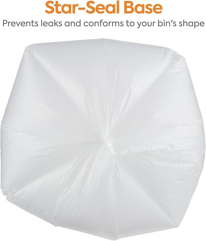 Professional 40-45 Gallon Trash Bag 40 x 48 High Density 16 mic Natural 250 Bags/Box