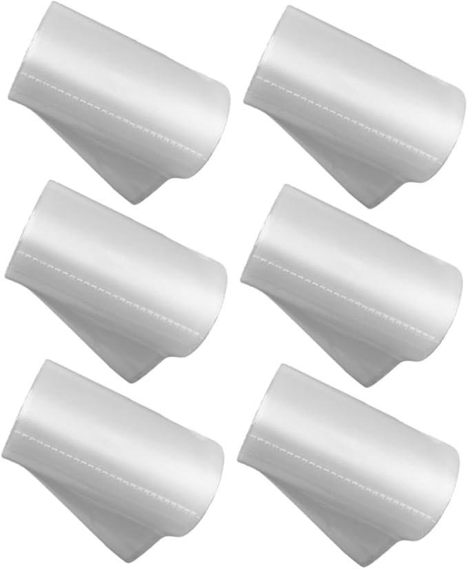 6 Rolls Small Plastic Trash Bags Thickened Garbage Bags for Home Bedroom Bathroom Wastebasket Liners Flat Mouth Roll for Kitchen Cleaning