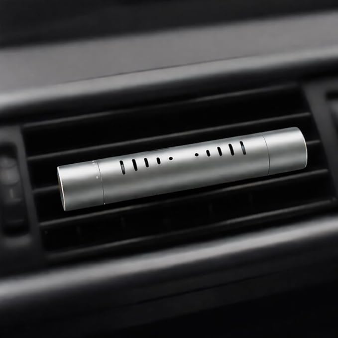 iPick Image for Ford F-150 2015 up Silver Aluminum Car Vent Air Freshener Clip with adjustable window and 10 Refill Sticks