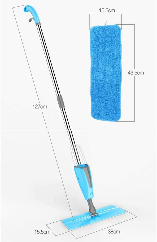 Mop - Effective Cleaning Area Flat Mop with Mop Pads Hardwood Floor Cleaning Microfiber Wet Mops