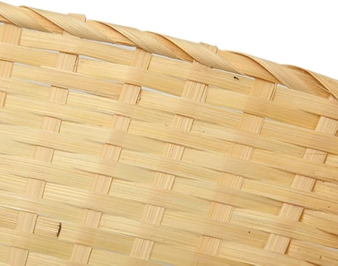 COHEALI 2-Pack Bamboo Weaving Dustpan 11.81In Durable Lightweight Handmade Bamboo Mini Dustpans for Kids DIY Crafts &amp Farmhouse Wall Decor Kindergarten Home Dollhouse